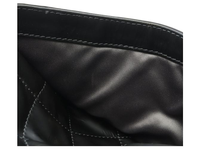 Borsa Tote Chanel Matelassé in pelle nera Nero - vista 6