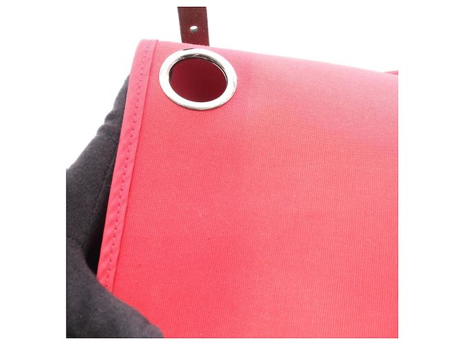 Hermès Borsa 2-Way Hermes Herbag Zip PM Nero Rosso - vista 11