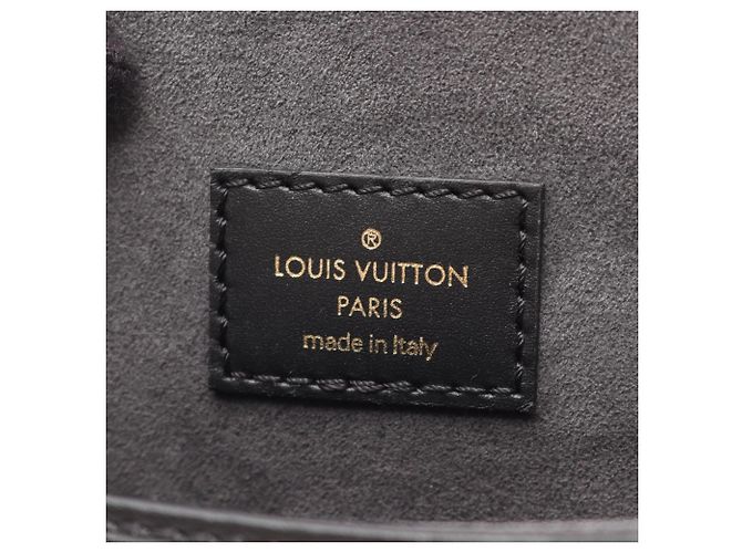 Borsa Louis Vuitton Saumur BB Epi Noir Nero - vista 4