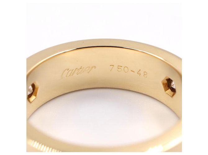 Anello Cartier Love 3PD - Oro giallo 18K con diamante D'oro - vista 4