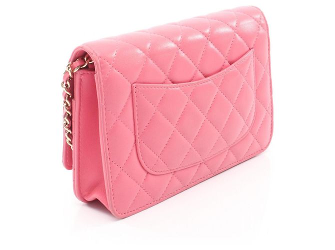Borsa a tracolla Chanel Matelassé Double Piece Rosa - vista 2