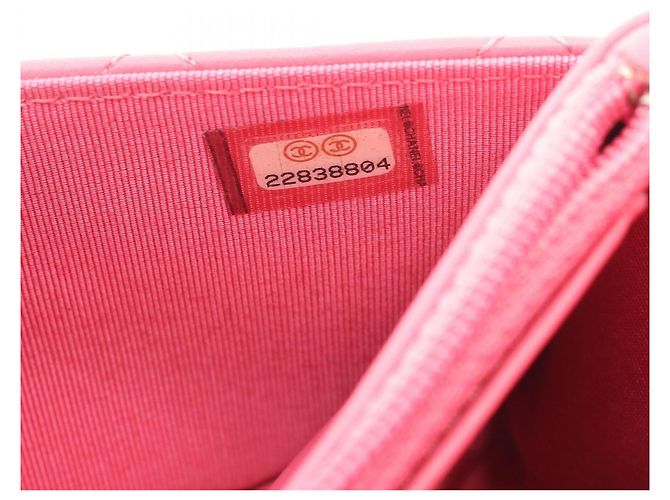 Borsa a tracolla Chanel Matelassé Double Piece Rosa - vista 5