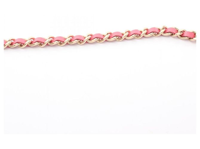 Borsa a tracolla Chanel Matelassé Double Piece Rosa - vista 6