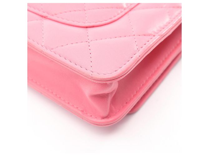 Borsa a tracolla Chanel Matelassé Double Piece Rosa - vista 7