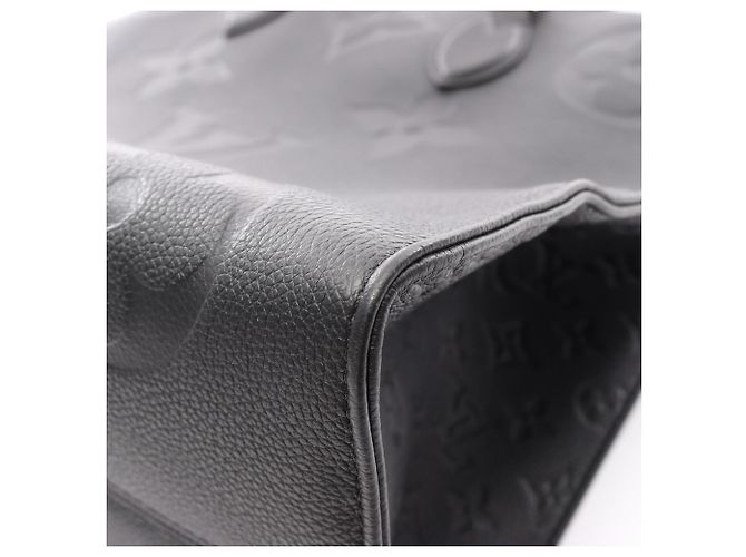 Borsa Tote Louis Vuitton OnTheGo GM Monogram Empreinte Noir Nero - vista 7