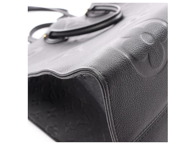 Borsa Tote Louis Vuitton OnTheGo GM Monogram Empreinte Noir Nero - vista 8