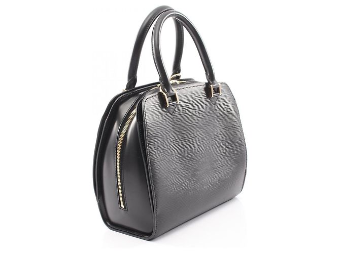 Borsa Louis Vuitton Pont Neuf Epi Noir Nero - vista 2