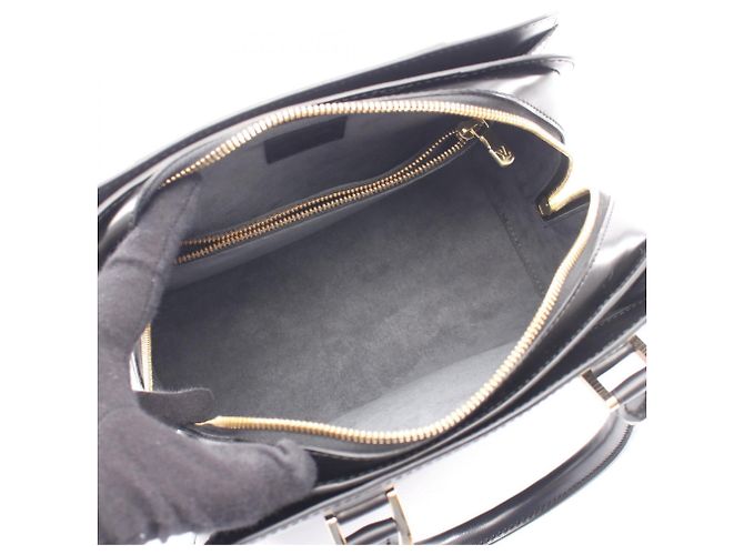 Borsa Louis Vuitton Pont Neuf Epi Noir Nero - vista 3