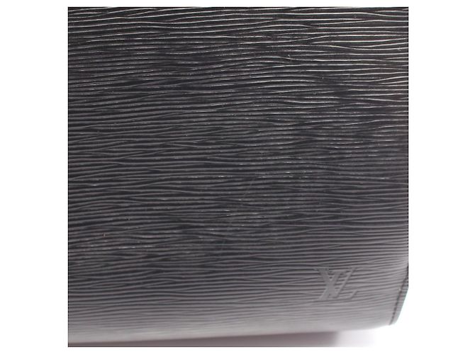 Borsa Louis Vuitton Pont Neuf Epi Noir Nero - vista 6