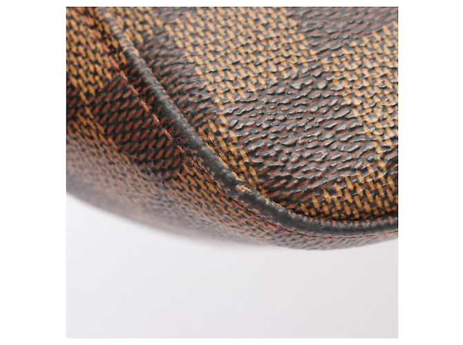 Borsa a Spalla Louis Vuitton Looping GM Damier Ebene Special Order Marrone - vista 6