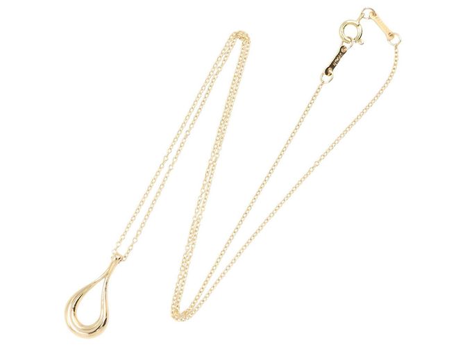 Elsa Peretti Collana aperta Tiffany & Co. a forma di goccia in oro giallo 18K - vista 2