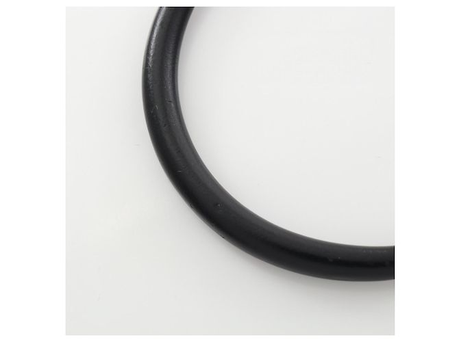 Orecchini a cerchio con motivo flacone di profumo Chanel Coco Mark Nero D'oro - vista 9