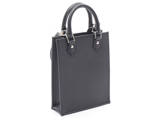 Borsa Louis Vuitton Petite Sac Plat Nero - vista 2