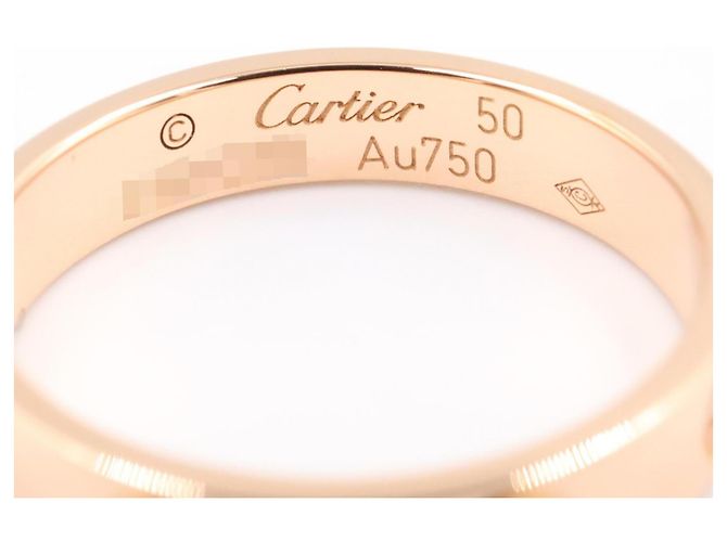 Anello Mini Love di Cartier in oro rosa 18K D'oro - vista 3