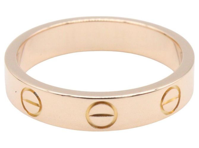 Anello Mini Love di Cartier in oro rosa 18K D'oro - vista 2