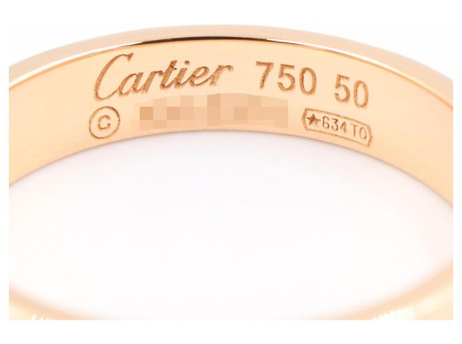 Anel Mini Love da Cartier em ouro rosa 18K Dourado - vista 3