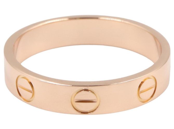 Anello Mini Love di Cartier in oro rosa 18K D'oro - vista 2
