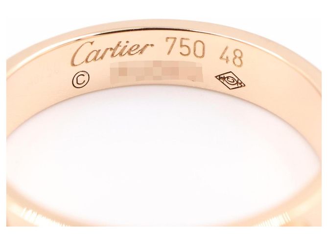 Anello Mini Love di Cartier in oro rosa 18K D'oro - vista 3