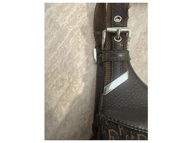 Christian Dior Trotter Schultertasche Braun - Ansicht 6