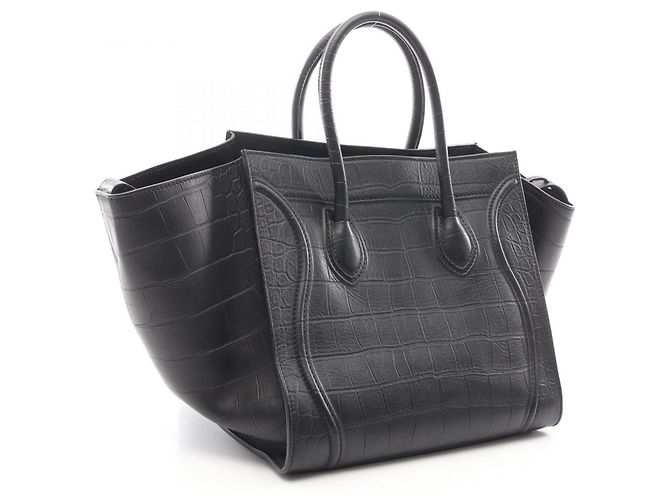 Céline Borsa Tote Celine Luggage Phantom Nero - vista 2