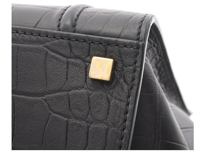 Céline Borsa Tote Celine Luggage Phantom Nero - vista 7