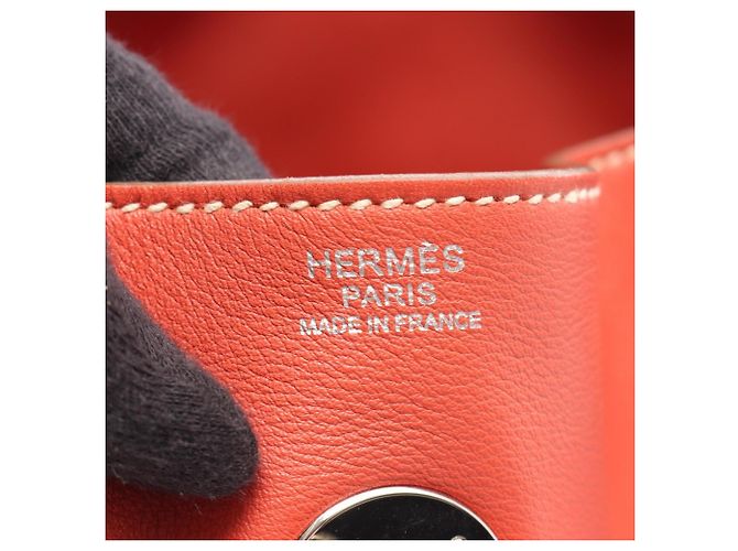 Hermès Hermes Lindy 30 Schultertasche Orange - Ansicht 4