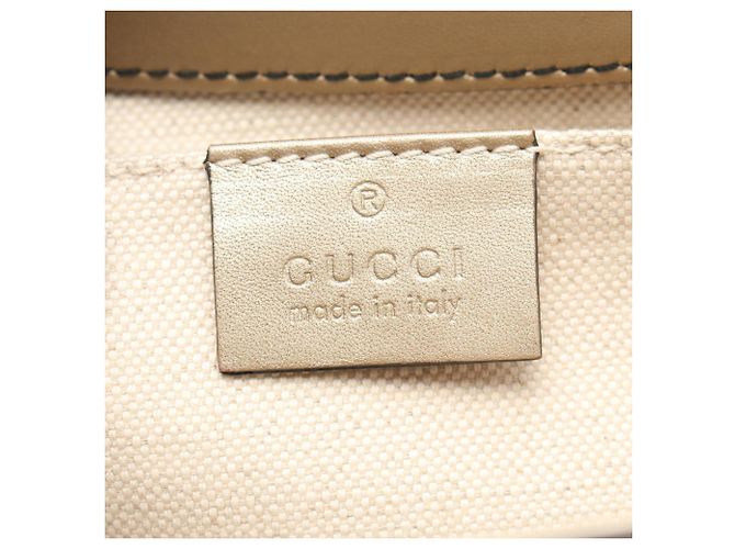 Borsa a Spalla Gucci Emily Horsebit Guccissima D'oro - vista 4