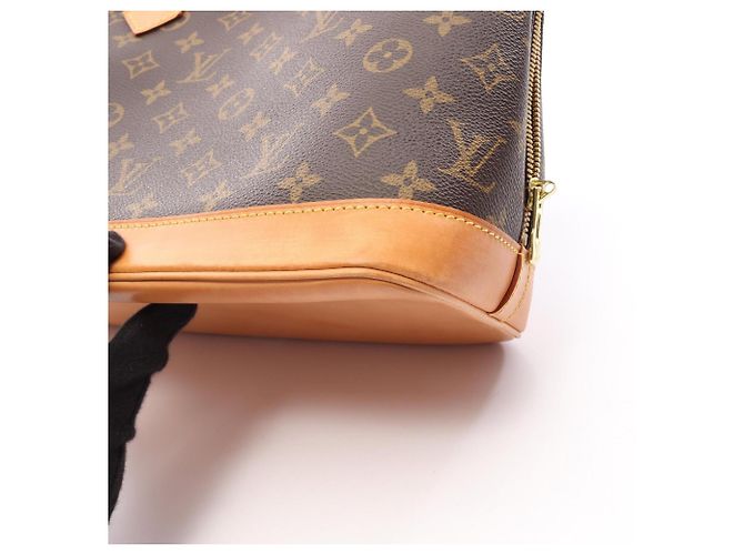 Borsa Louis Vuitton Alma PM Marrone - vista 10