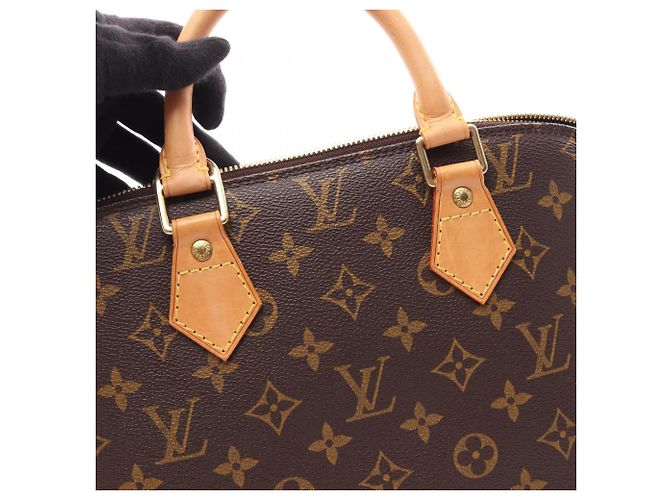 Borsa Louis Vuitton Alma PM Marrone - vista 7