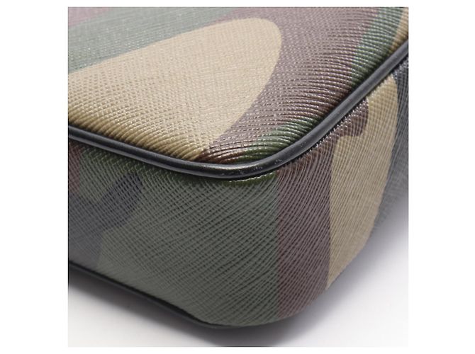 Céline Celine Messenger Bag Medium Schwarz Mehrfarben Khaki - Ansicht 6