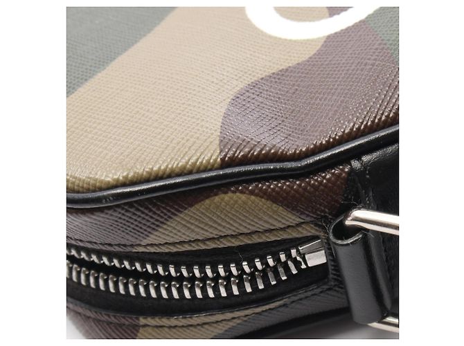 Céline Celine Messenger Bag Medium Schwarz Mehrfarben Khaki - Ansicht 8
