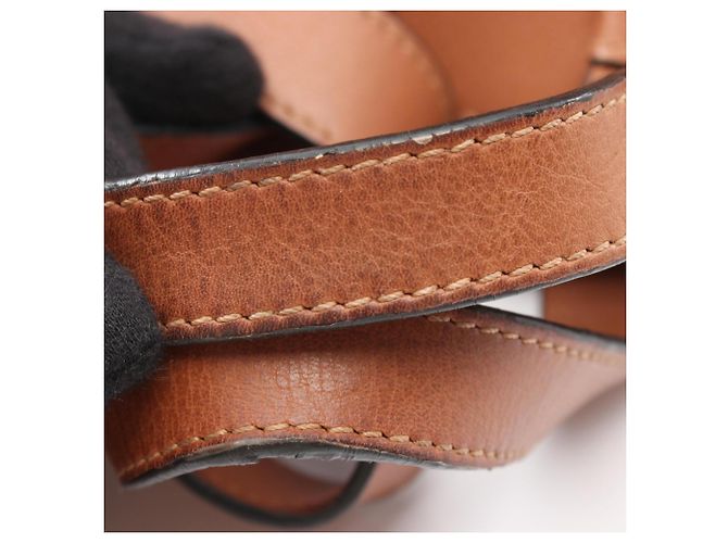 Borsa a mano in pelle Loewe Hammock Small 2-Way Marrone - vista 8