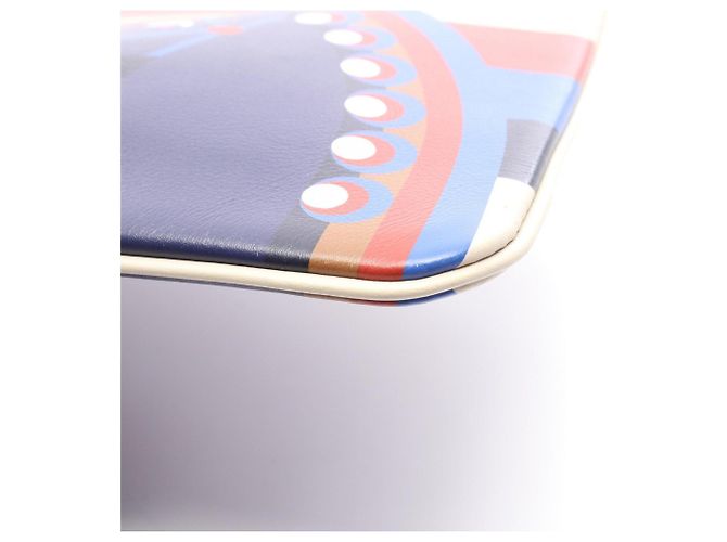 Hermès Pochette Hermes Carre Pocket Long Rainbow Love Beton - vista 7