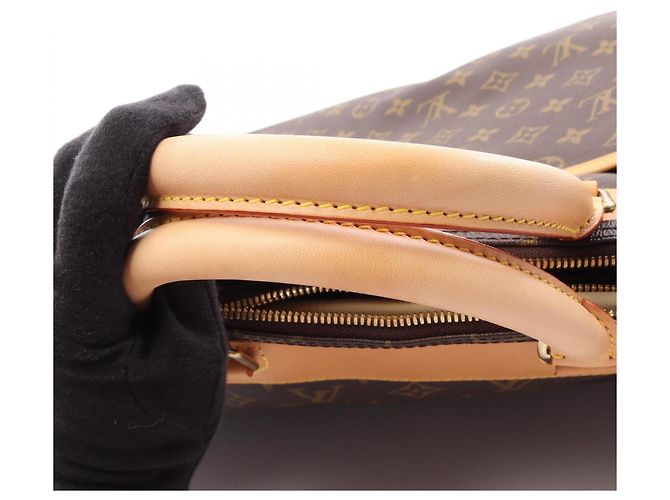 Borsa Boston 2-Way Louis Vuitton Alizé 24H Monogram Marrone Monogramma - vista 9