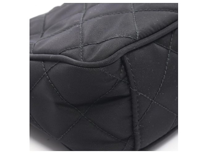 Borsa a tracolla 2-Way trapuntata nera Prada Nero - vista 5