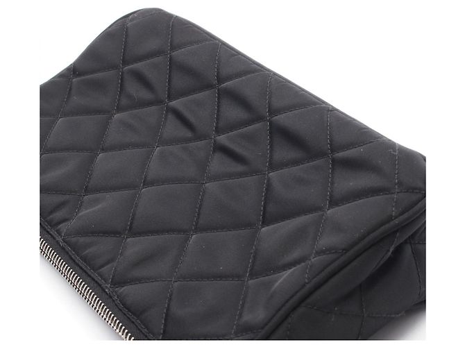Borsa a tracolla 2-Way trapuntata nera Prada Nero - vista 6