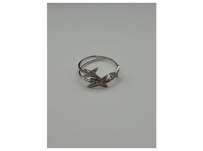 Anello Mauboussin Star For Ever in Oro Grigio e Diamanti Silver hardware - vista 3