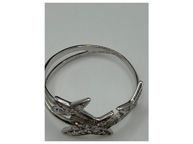 Anello Mauboussin Star For Ever in Oro Grigio e Diamanti Silver hardware - vista 6