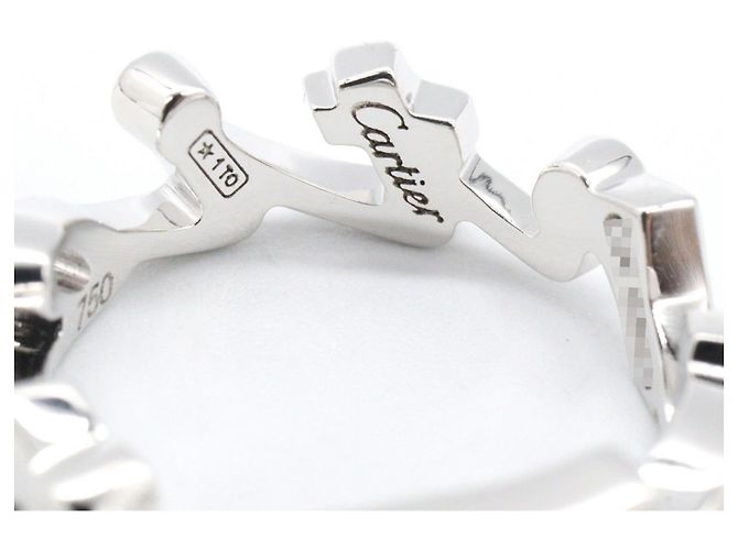 Cartier Ringband aus 18K Weißgold Golden - Ansicht 4