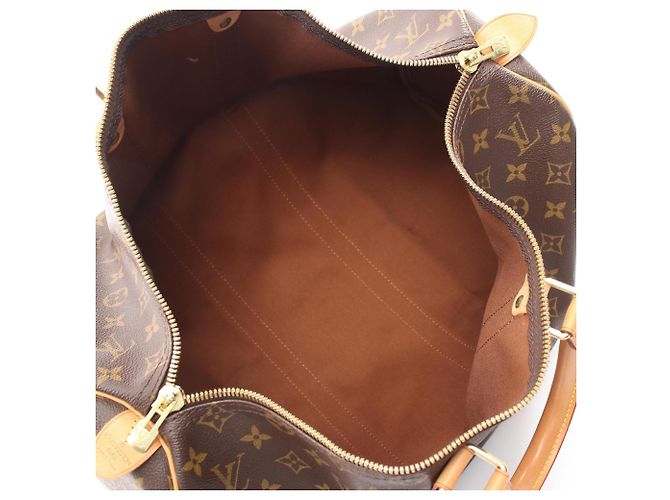Borsa Boston Louis Vuitton Keepall 45 Monogram Marrone Monogramma - vista 3