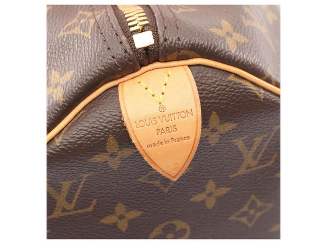 Borsa Boston Louis Vuitton Keepall 45 Monogram Marrone Monogramma - vista 4