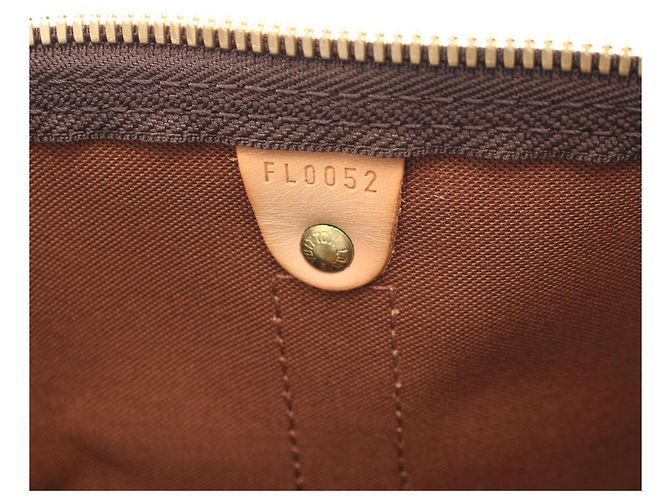 Borsa Boston Louis Vuitton Keepall 45 Monogram Marrone Monogramma - vista 5