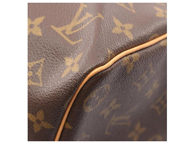 Borsa Boston Louis Vuitton Keepall 45 Monogram Marrone Monogramma - vista 6