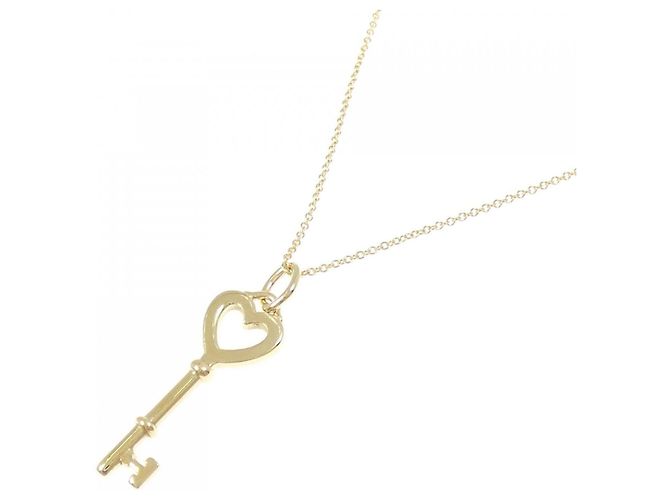 Tiffany & Co Mini collana Tiffany Heart Key Giallo - vista 2