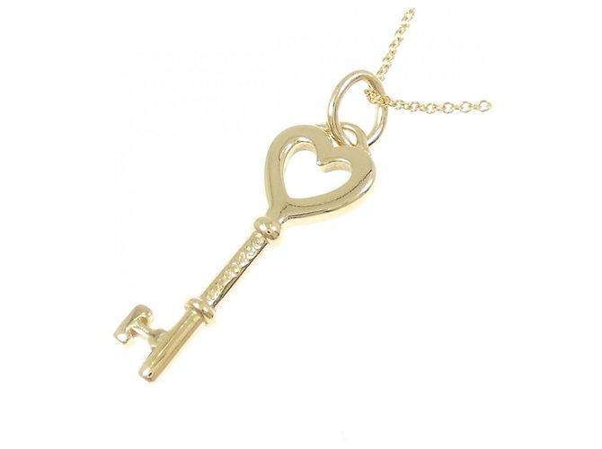 Tiffany & Co Mini collana Tiffany Heart Key Giallo - vista 4