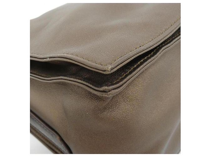 Borsa a Spalla Loewe Flamenco 380 85 E16 Bronzo - vista 3