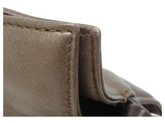 Borsa a Spalla Loewe Flamenco 380 85 E16 Bronzo - vista 4
