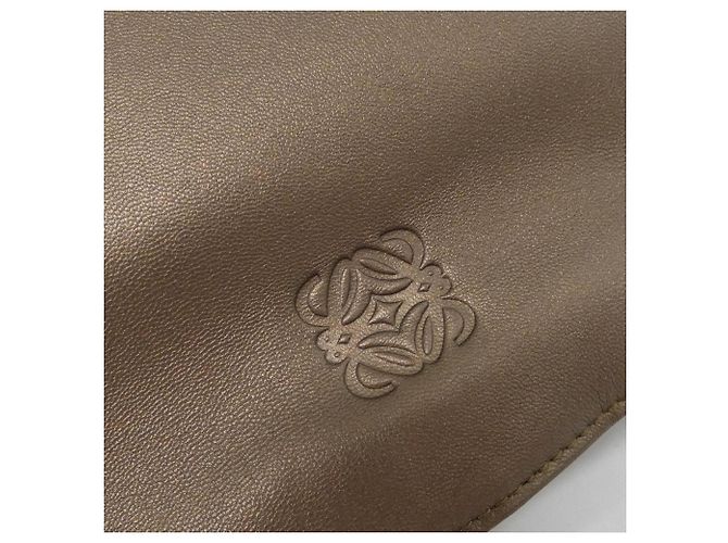 Borsa a Spalla Loewe Flamenco 380 85 E16 Bronzo - vista 5