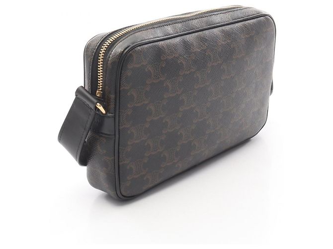 Céline Celine Triomphe Medium Messenger Umhängetasche Braun - Ansicht 2