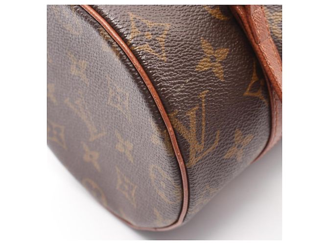 Borsa Louis Vuitton Papillon 26 Monogram Marrone - vista 8